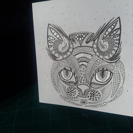 Open cat card