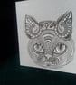 Open cat card - Image 1
