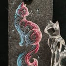 Cosmic cat Glasses Case