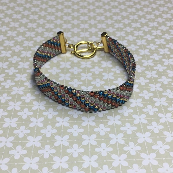 Seed bead Loomed Bracelet