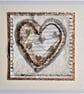A Single Copper Wire Love Heart on Silver Handmade Artwork. How Lovely!!! XXX - Image 2