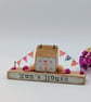 Handmade Tiny Oak Cottage Home Decor 'Mums House'