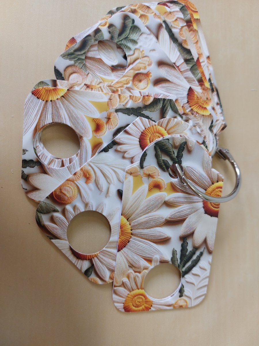 Embroidery Floss Thread Drop Organiser Daisy Pattern