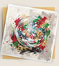 Snow Globe Winter Scene – Premium Festive Greeting Card