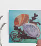 Guernsey Ormer Print - 12cm x 12cm - Unique Coastal Artwork - Image 1