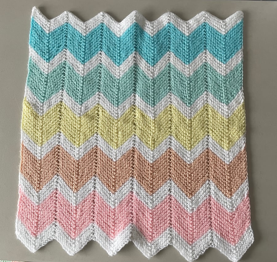 Hand Knitted Baby Blanket