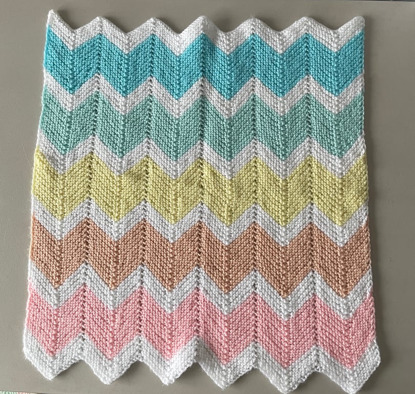 Hand Knitted Baby Blanket