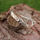 'Centre' Textured Statement bangle
