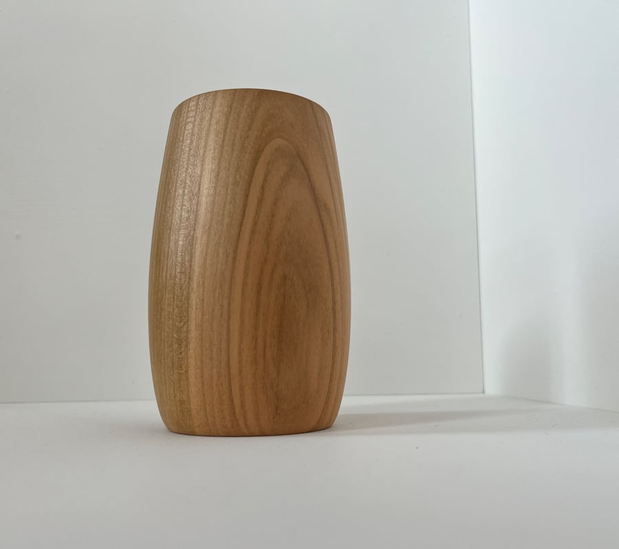 A Hand turned vase