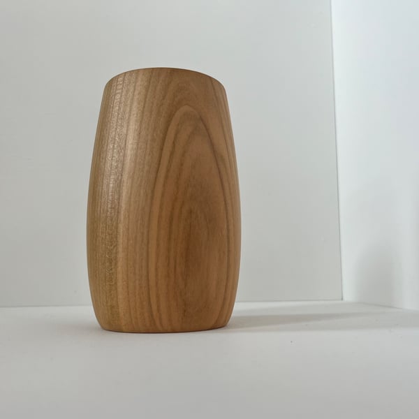 A Hand turned vase