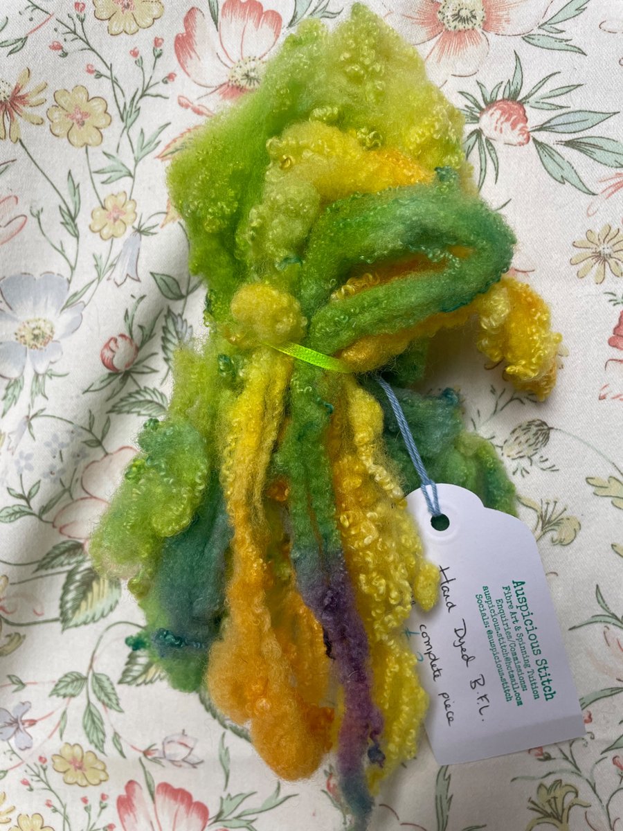 Hand Dyed BFL Fleece for Felting, Spinning & Weaving