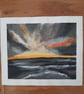  Painting  cloudy atmospheric The fire dance - Image 1