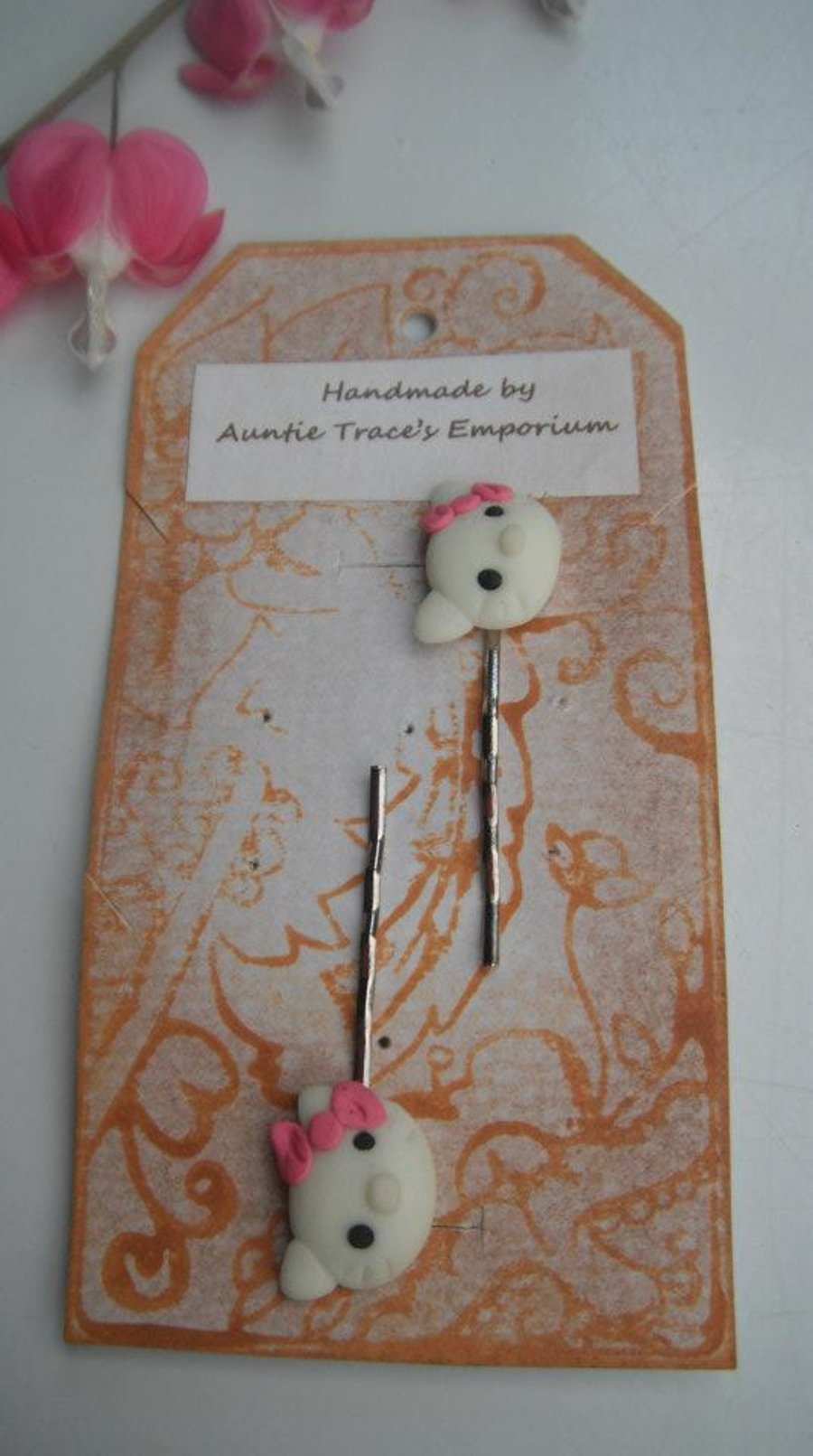 Kitten 'Glow in the Dark' Hair Slide 2pk