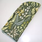 Glasses Case Sleeve William Morris Kelmscott Green Lily Of The Valley