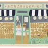 Fine Art Giclee Print 16"x12" - Boulangerie illustration