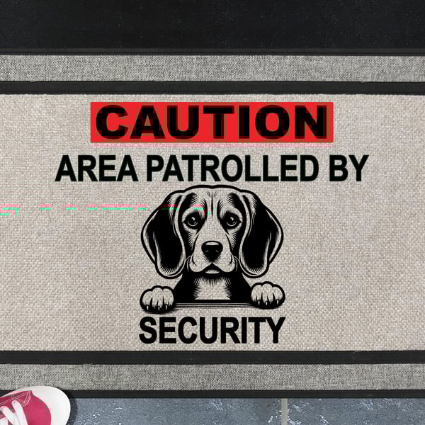 Beagle Security Door Mat No.3 - All Weather Doormat - 45x70cm 