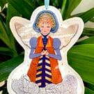 Angel Of Kindness In A Cloud