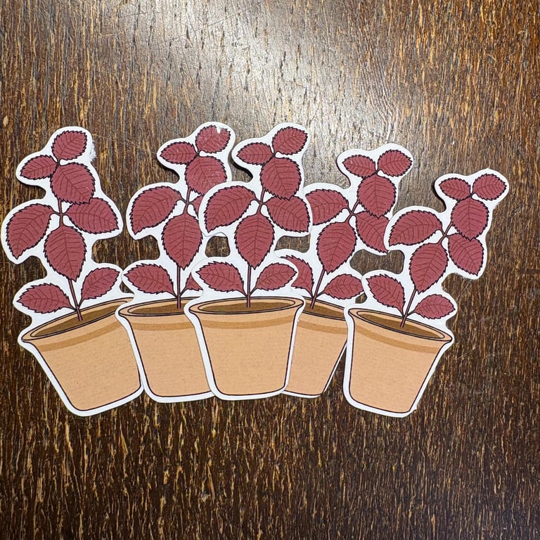 Red herb: Resident evil biohazard Video Game single sticker