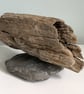 Handmade Unique Driftwood Sculpture Modern Abstract Original Coastal Art Decor - Image 2