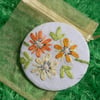  Vintage Blossom Pocket Mirror