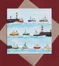Greetings cards - pack of 4 - coastal - Image 5