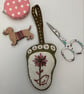 Hanging new baby footprint gift for birth, first Christmas, nursery, christening - Image 2