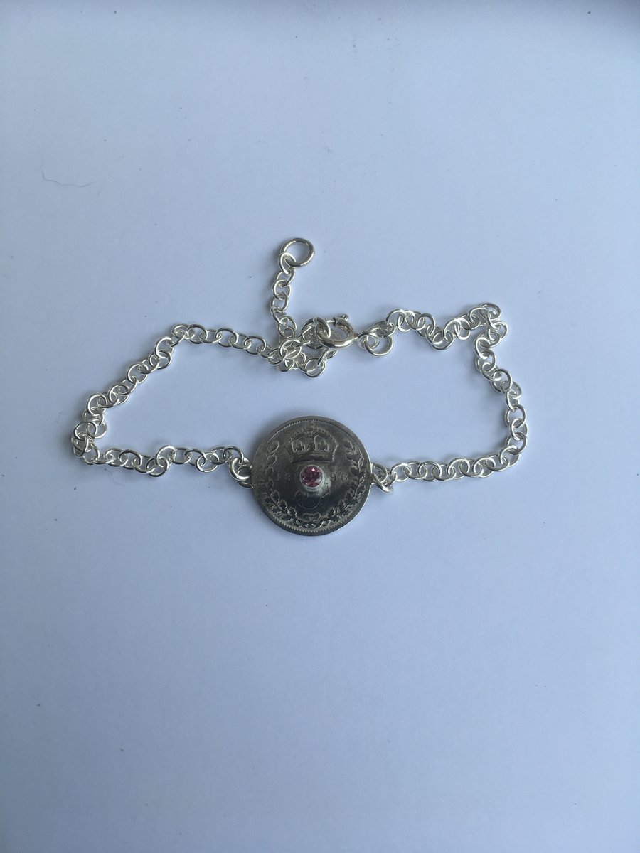 1896 Pink Tourmaline Bracelet 