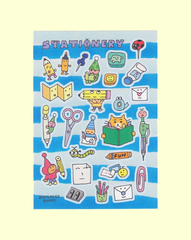 Stationery Sticker Sheet