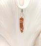 Sea Glass Necklace - Dainty Necklace - Wire Wrapped Sea Glass Pendant - Image 1