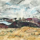 The stormy hills of Dumfries - 10 x 8 Giclee print
