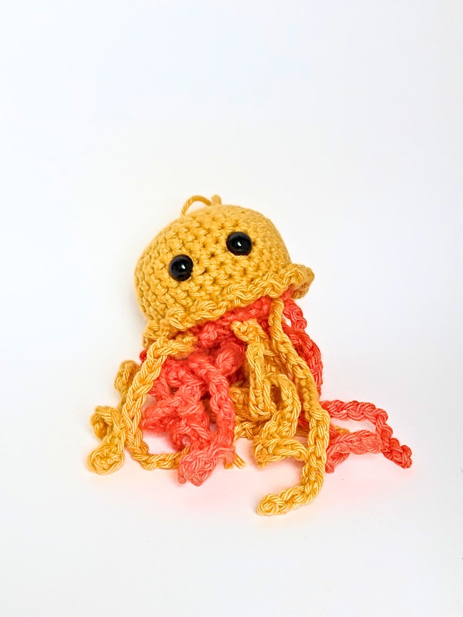 Cute crochet mini jellyfish