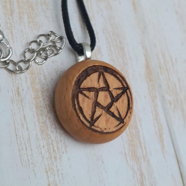 Pentacle Pendant Wiccan Pagan Protection Amulet