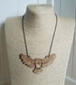 Pyrography barn owl pendant - Image 2