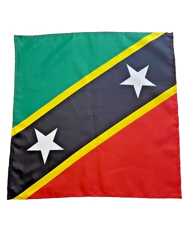 23" x 23" 59 x 59 cm St Kitts & Nevis Flag Bandana Head Scarf Neck Tie
