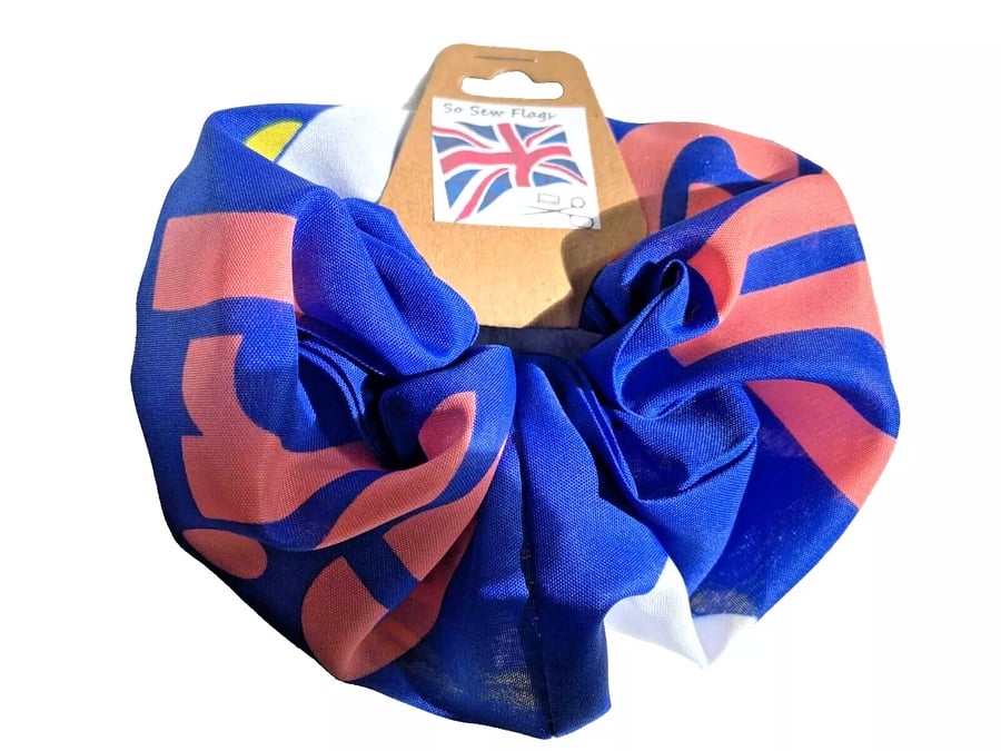 Its A Girl Baby Flag Hair Scrunchie Scrunchies Accessory Band Elastic