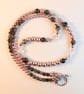 Pearl, Larvikite, Swarovski Crystal And Hematite Necklace - Handmade In Devon - Image 8