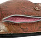 Handmade Leather floral Bag Women, soft sling crossbody - Image 5