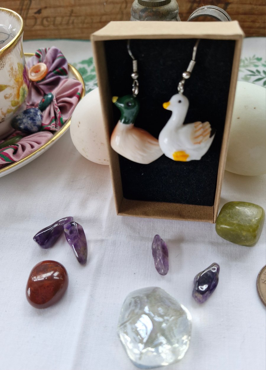Meadowbelle Farm Duck Earrings