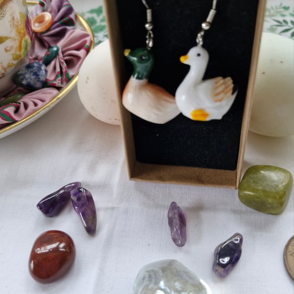 Meadowbelle Farm Duck Earrings