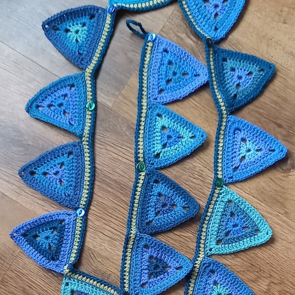 Bunting Hand Crocheted 