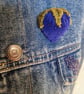 Blue velvet Strawberry brooch  - Image 2