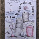 Seaside A6 original artwork