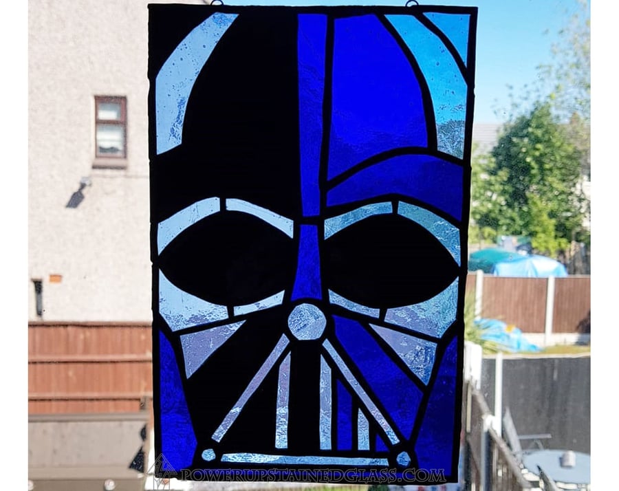 Stained Glass Darth Vader Window Hanging