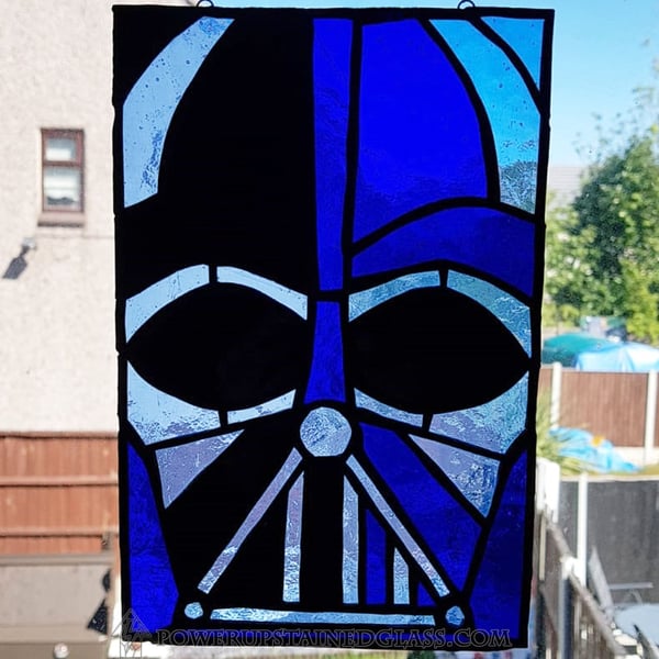 Stained Glass Darth Vader Window Hanging