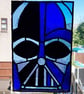 Stained Glass Darth Vader Window Hanging - Image 1