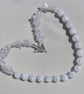 Clear Quartz Gemstone Chunky Statement Necklace "Phoenix" - Image 3