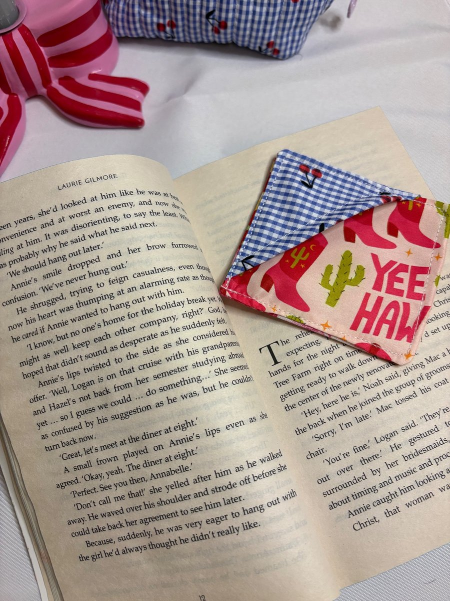 Patchwork Corner Bookmark