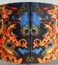 Koi on Cobalt Drum Lampshade by Lily Greenwood - Large - 45cm - Image 7