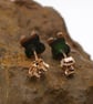 Copper Rabbit Head Stud Earrings, Bunny Earrings, 7th Anniversary Gift. Wildlife - Image 5
