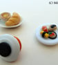 Set of 3 Miniature Food Plate Magnets - Image 3